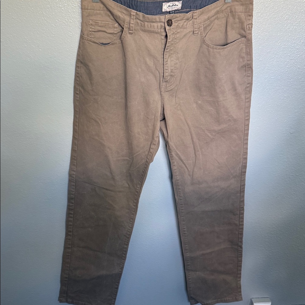 FLAG & ANTHEM Men's Tan Casual Pants 36/34